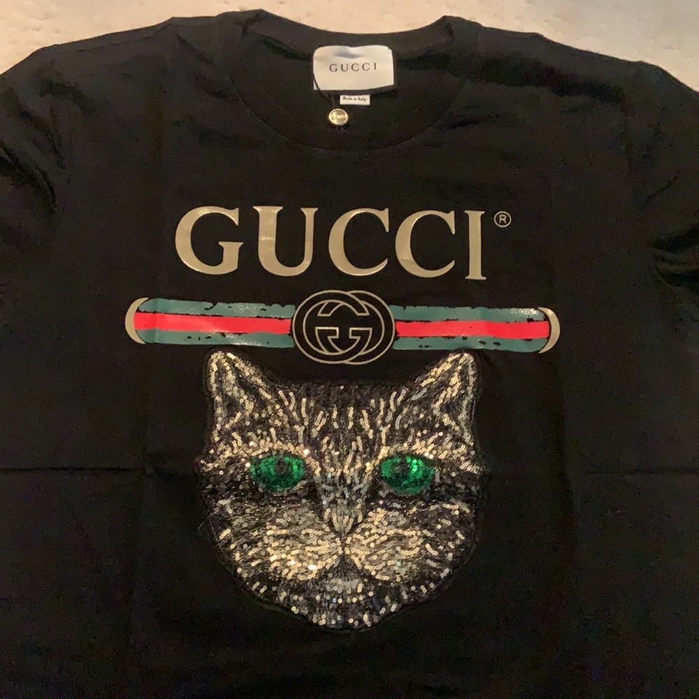Sequence Gucci Cat T-shirt